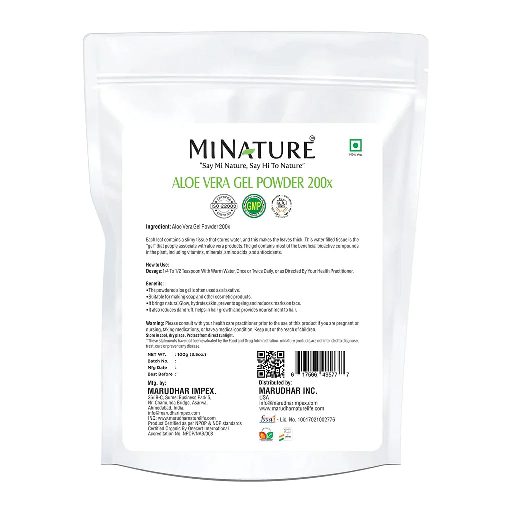 Aloe Vera Gel Powder (200x)